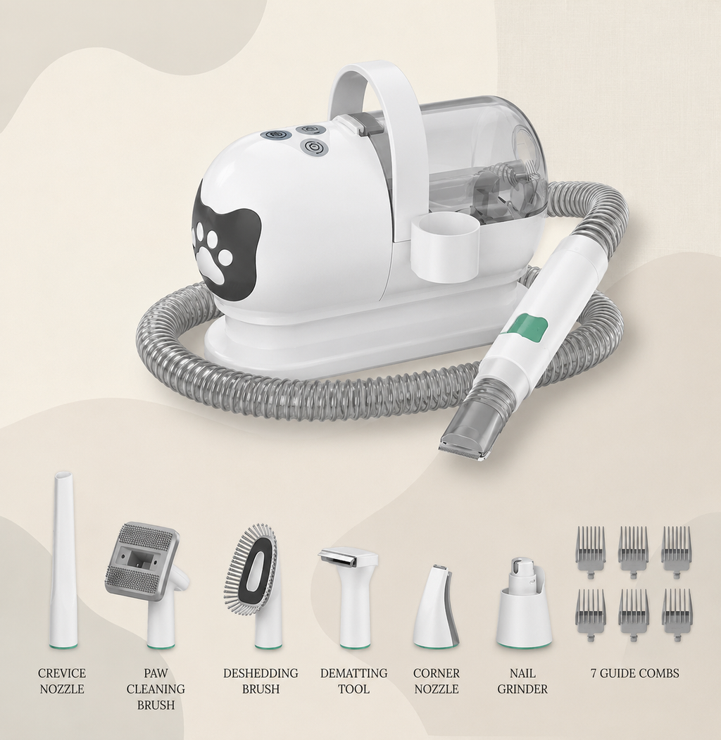 PetGroom Pro – 7-in-1 Vacuum Kit